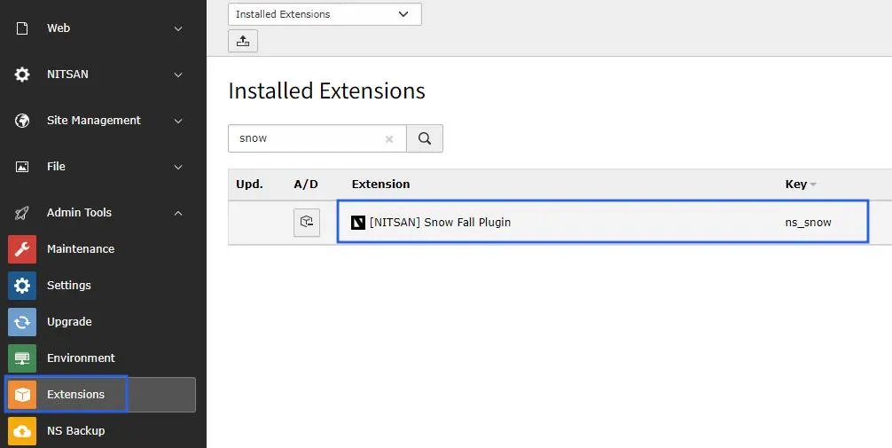 Install Extension