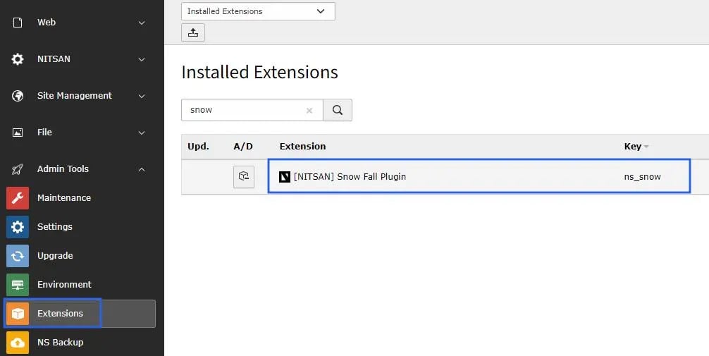 Install Extension