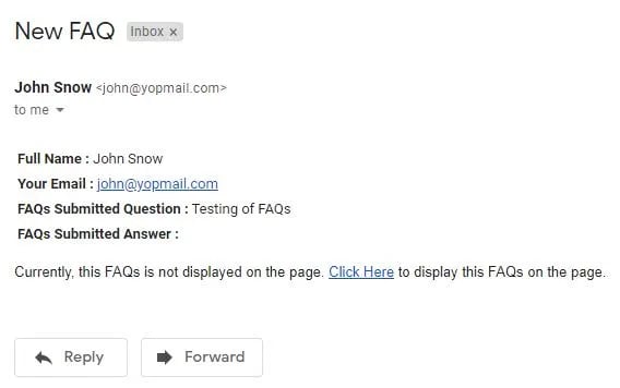 Enable from E-mail