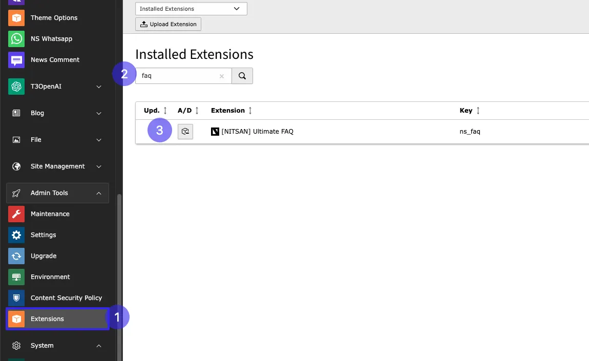 Install Extension