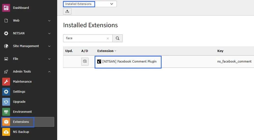 Install Extension