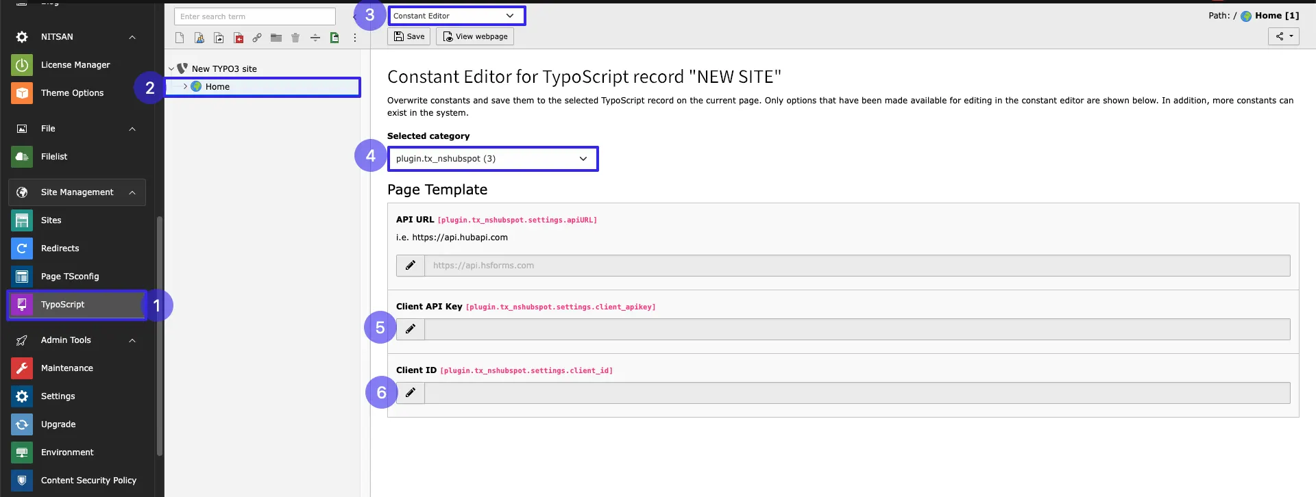 Configuration extension