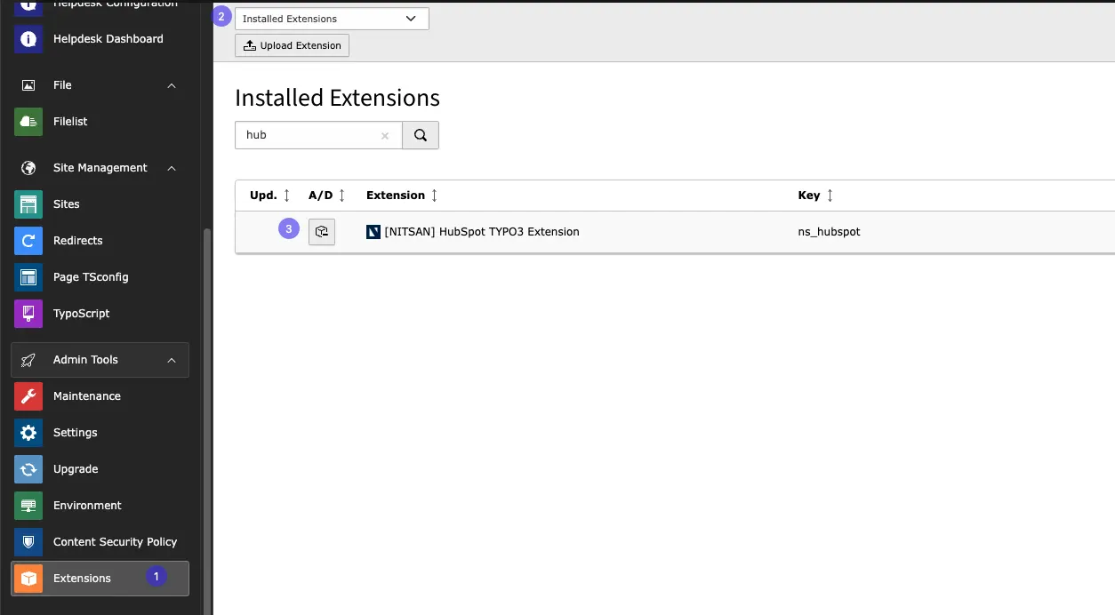 Install Extension