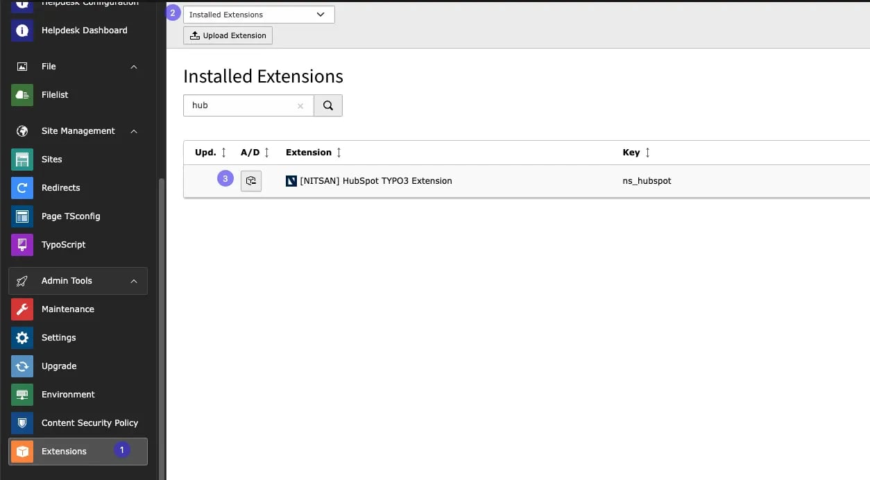 Install Extension