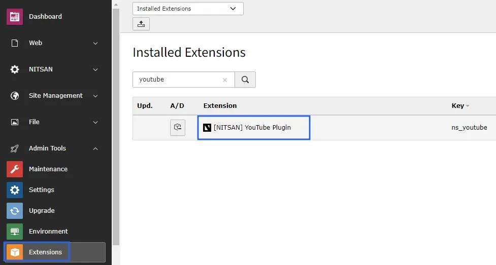 Install Extension