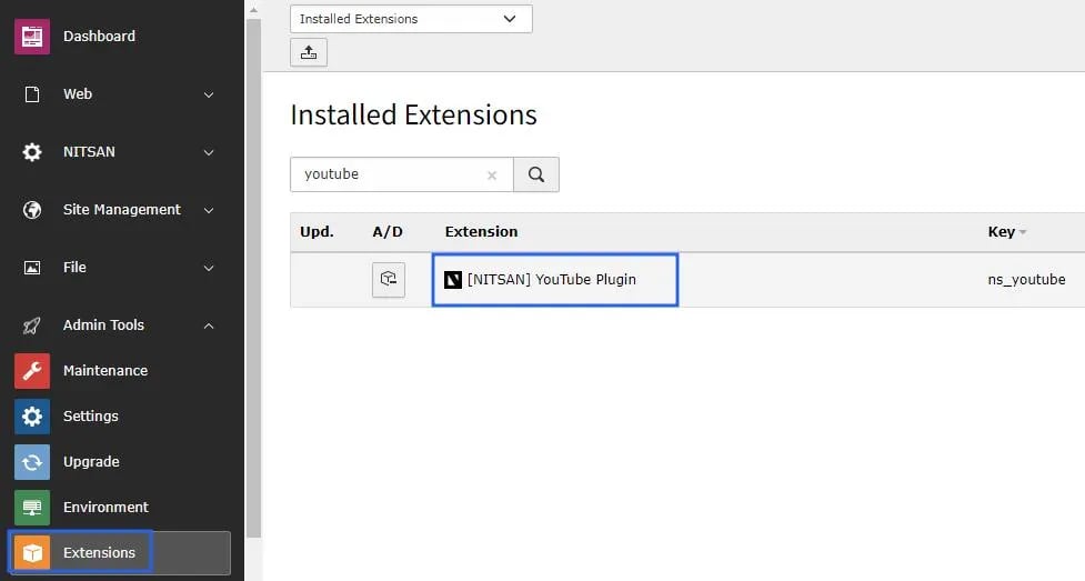 Install Extension