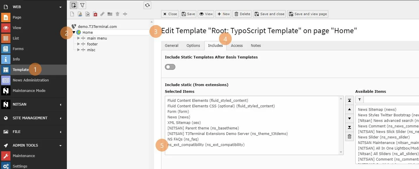 Activate Typoscript