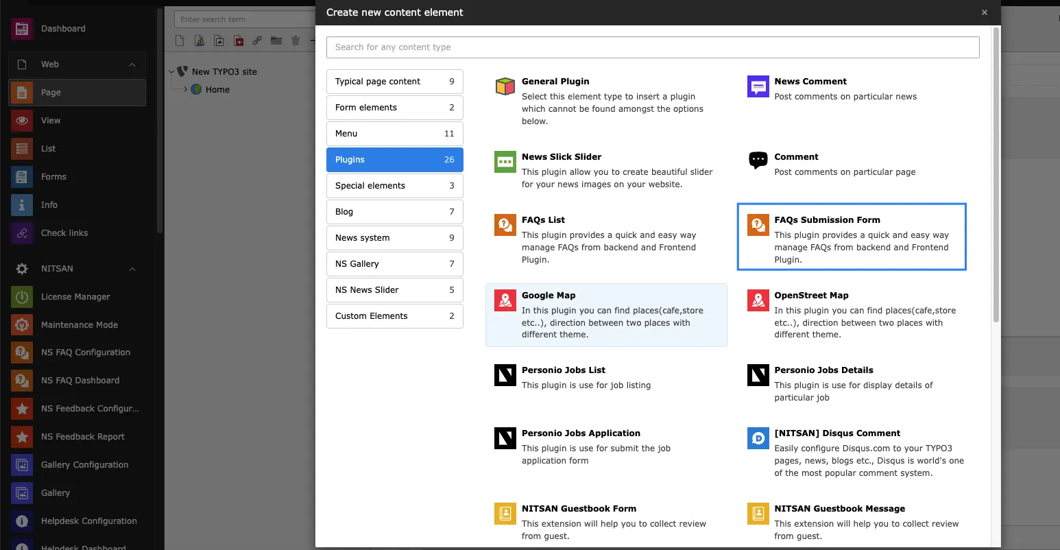 Add FAQ Plugin