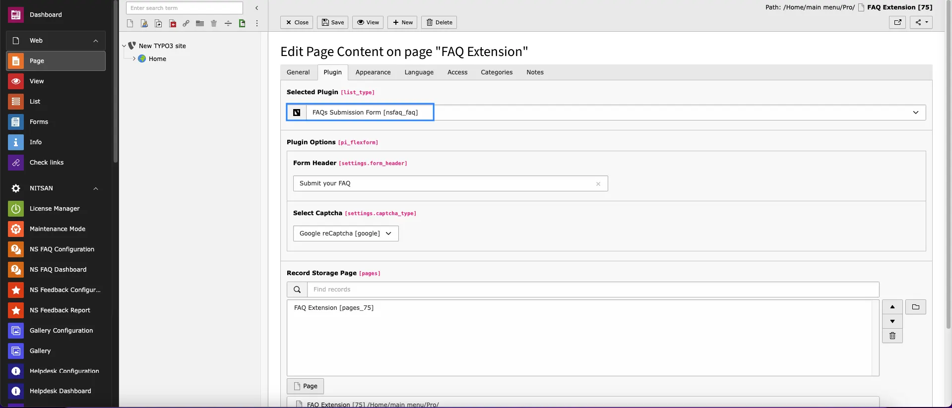 Configure Plugin