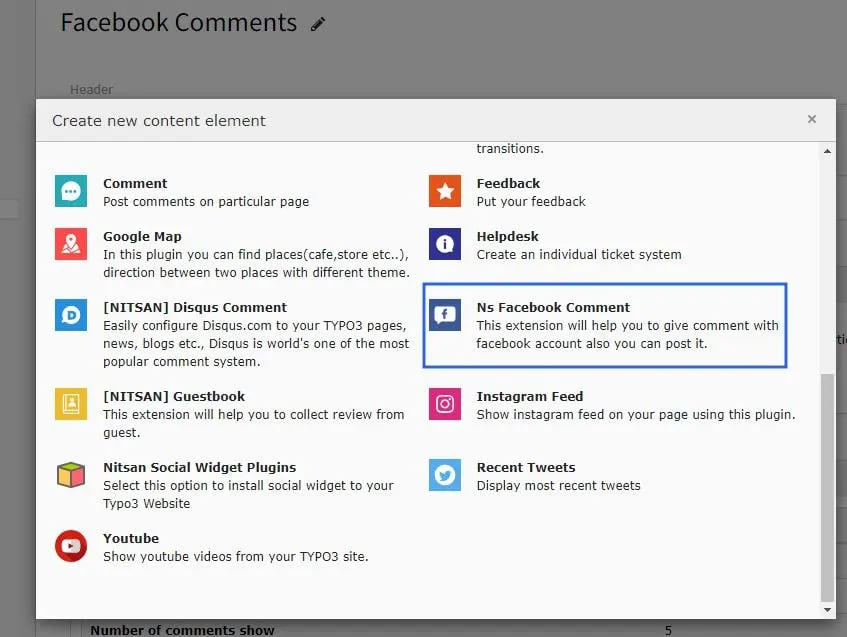 Add Facebook Comment Plugin
