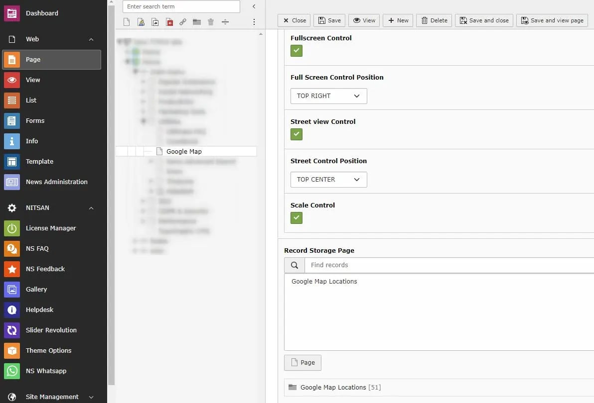 Controls Settings2 in Map Plugin