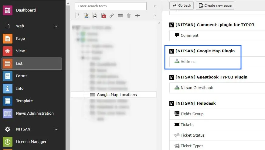 Add Google Locations record