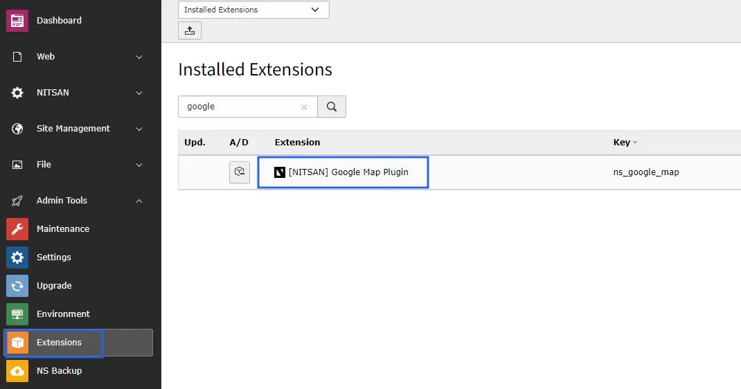 Install Extension