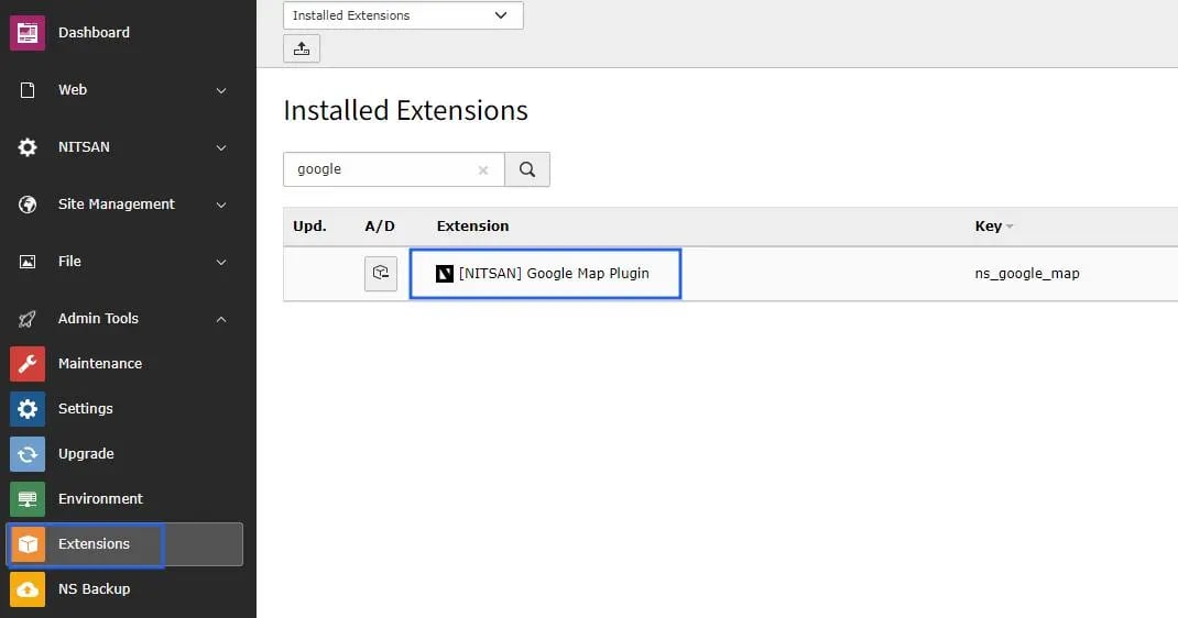 Install Extension