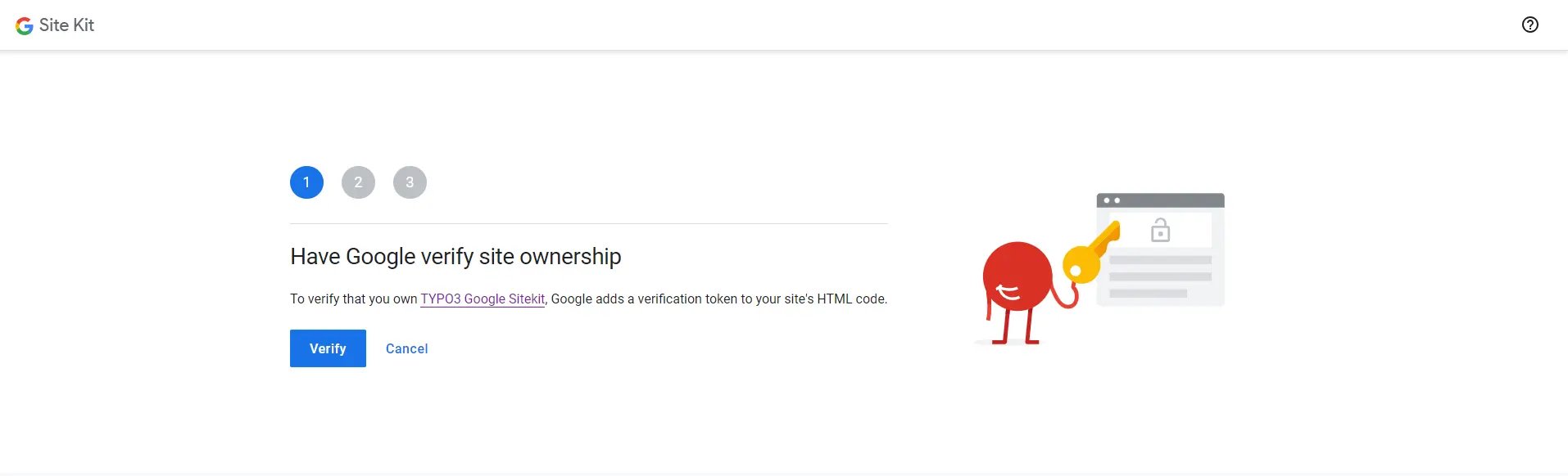 verify your account