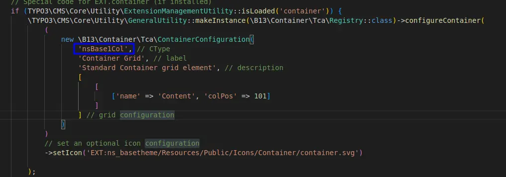 Container CType