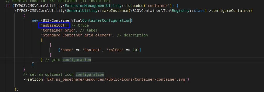 Container CType