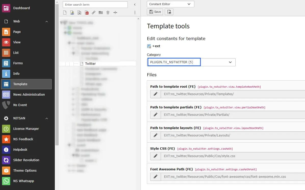 screenshot "TYPO3_NsTwitter_Extension_NITSAN_Configuration_Step5"