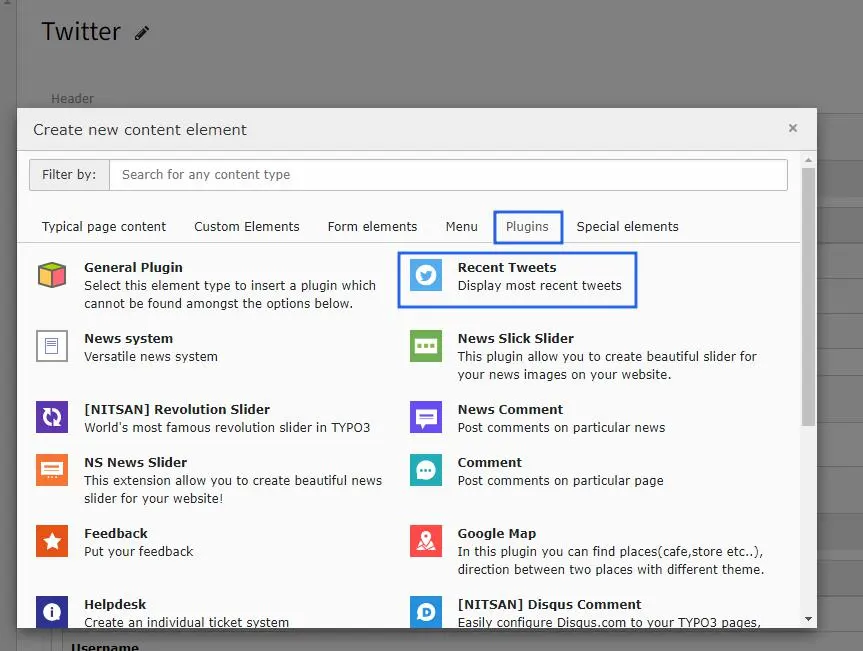 screenshot "TYPO3_NsTwitter_Extension_NITSAN_Configuration_Step4"