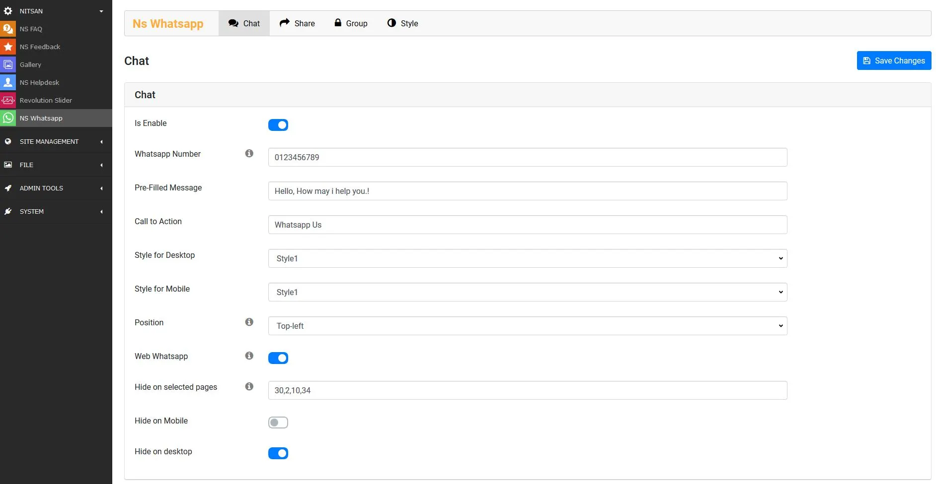 ns-whatsapp-chat-typo3-dashboard