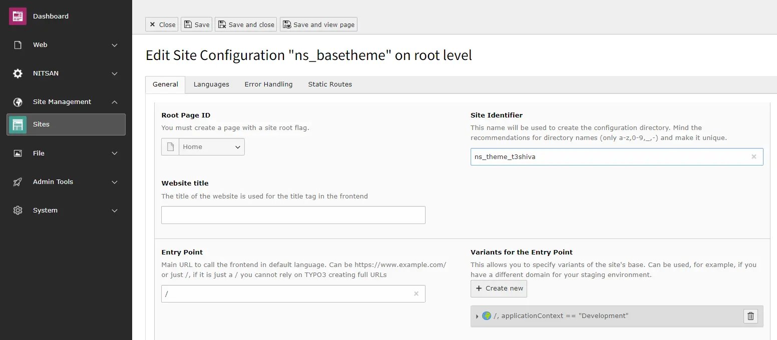 Site Configuration