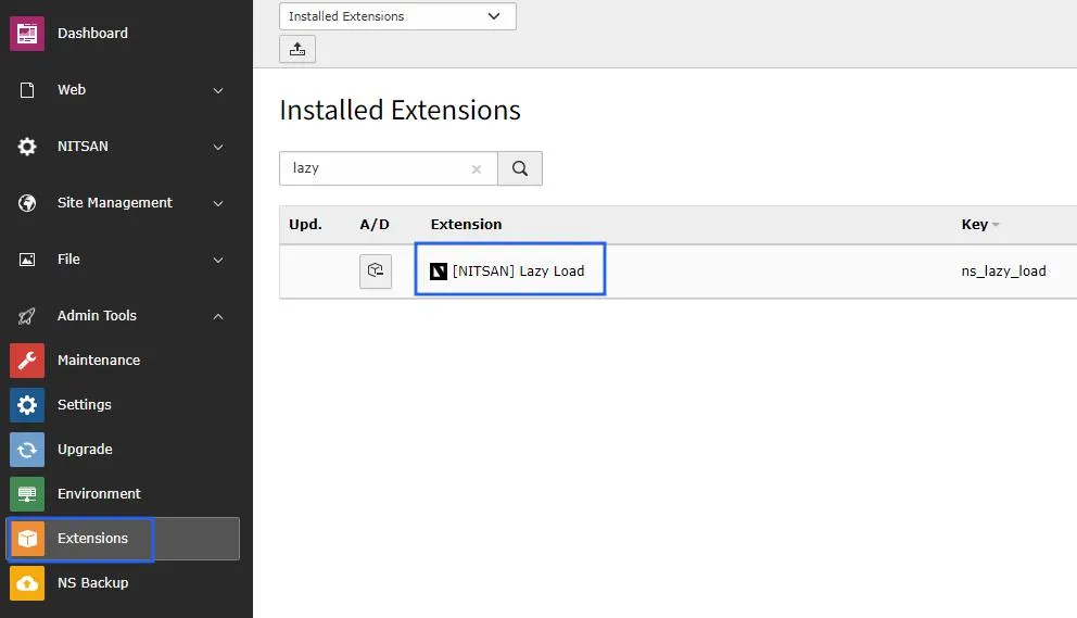 Install Extension