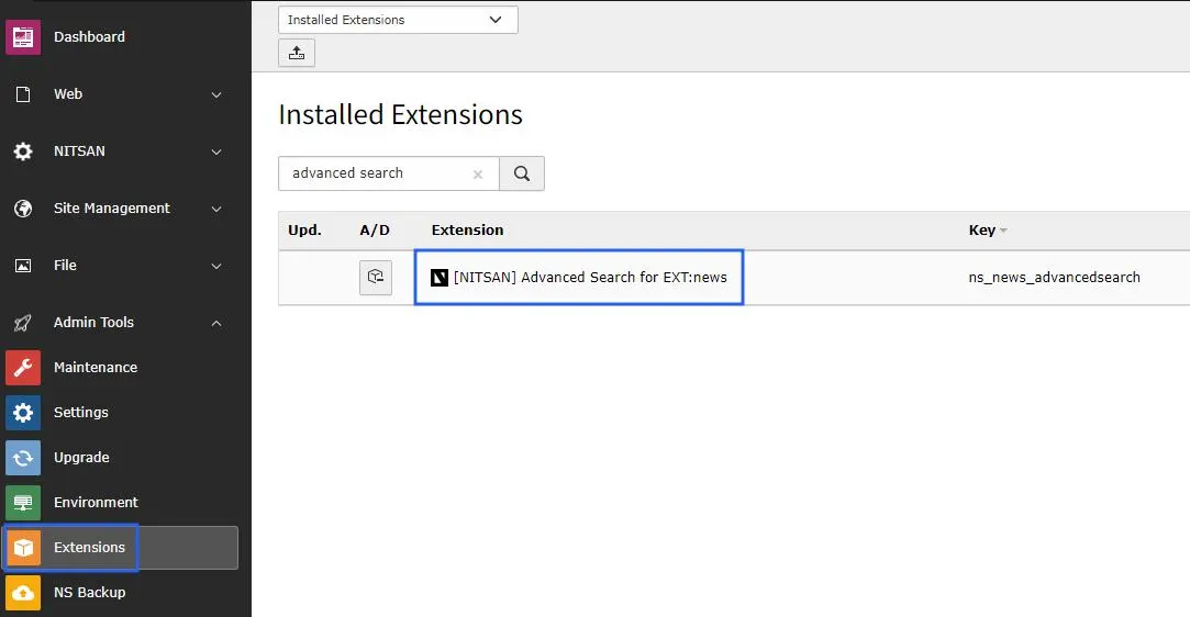 Install Extension