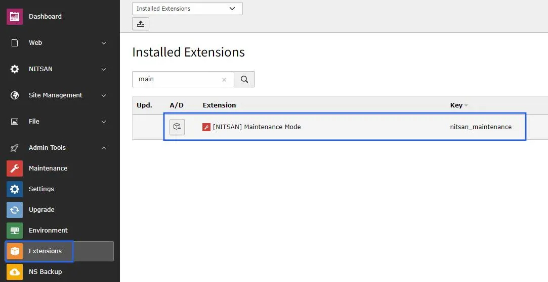 Install Extension