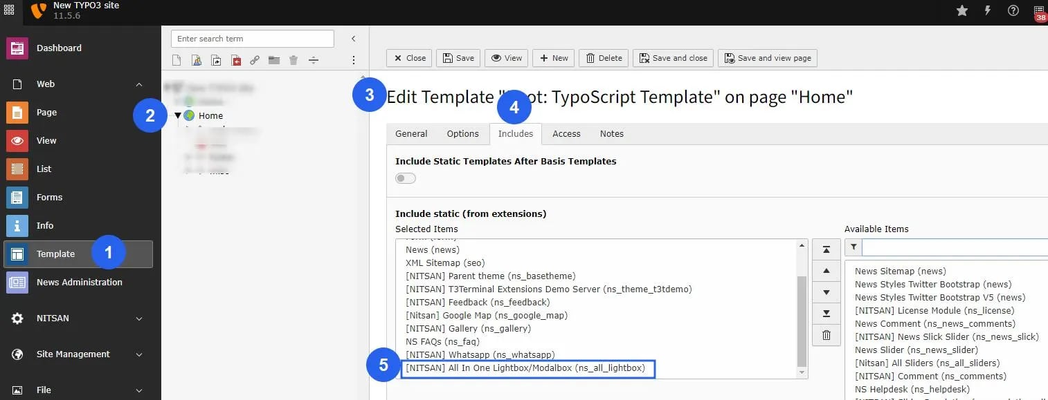 Activate Typoscript