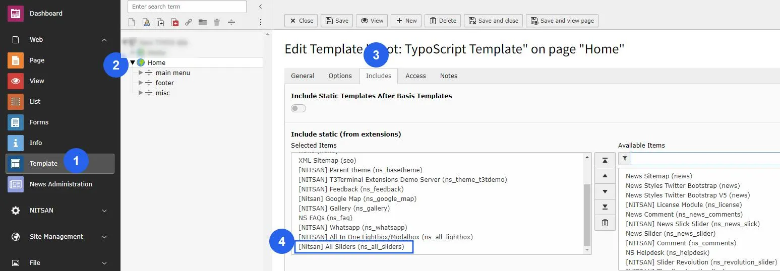 Activate Typoscript