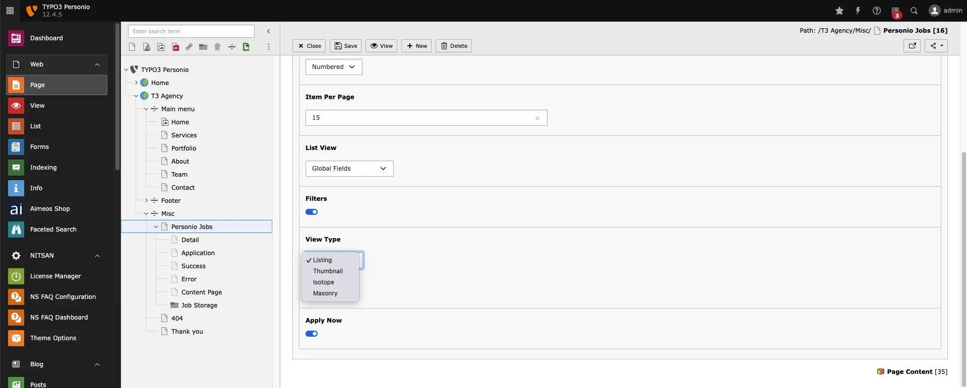 Select extension