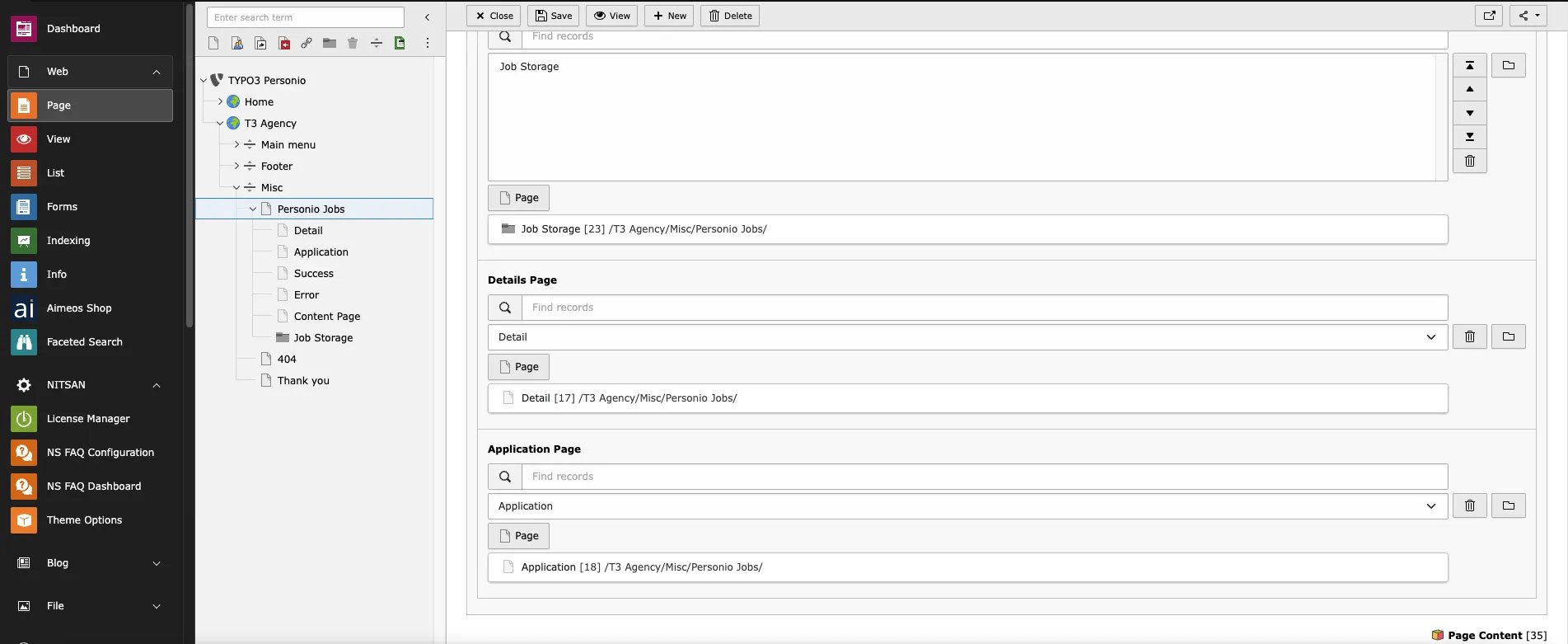 Select extension