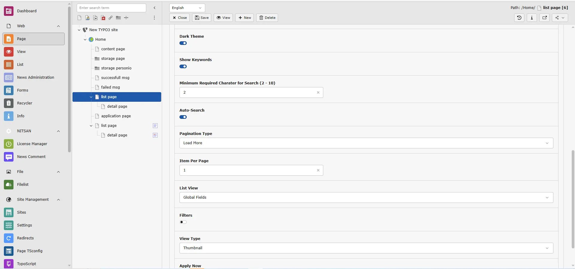 Select extension