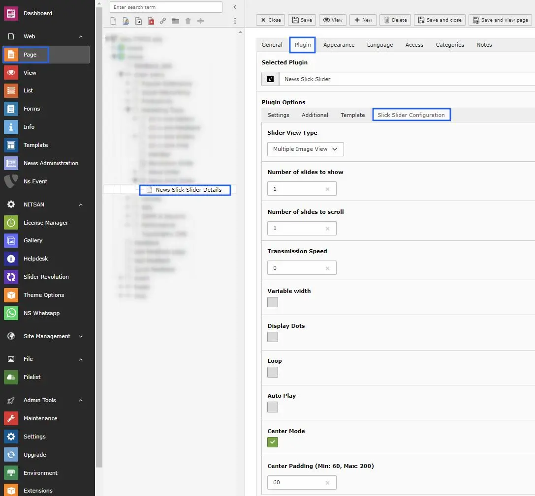 Slick Slider Plugin Configuration steps