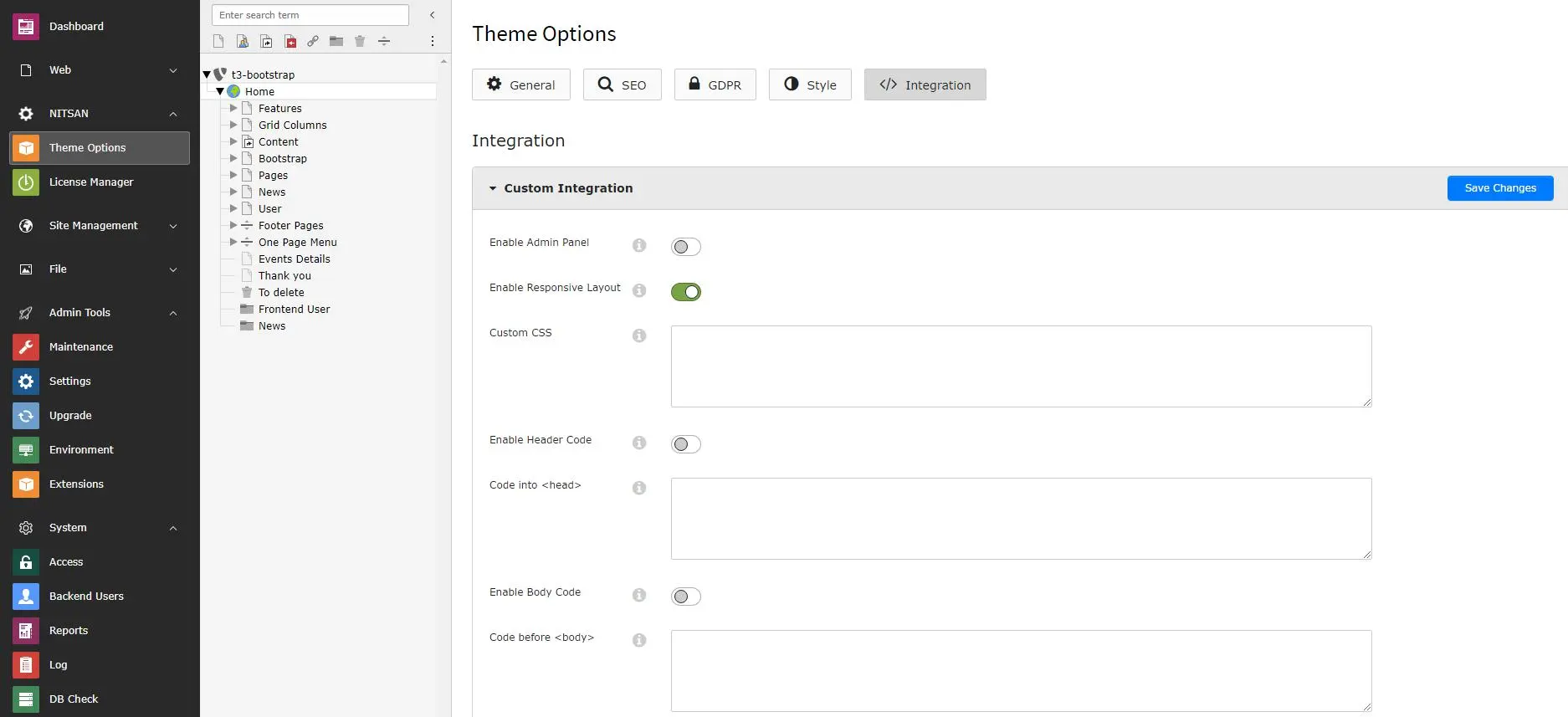 T3Planet-T3Bootstrap-Theme-OptionsIntegration