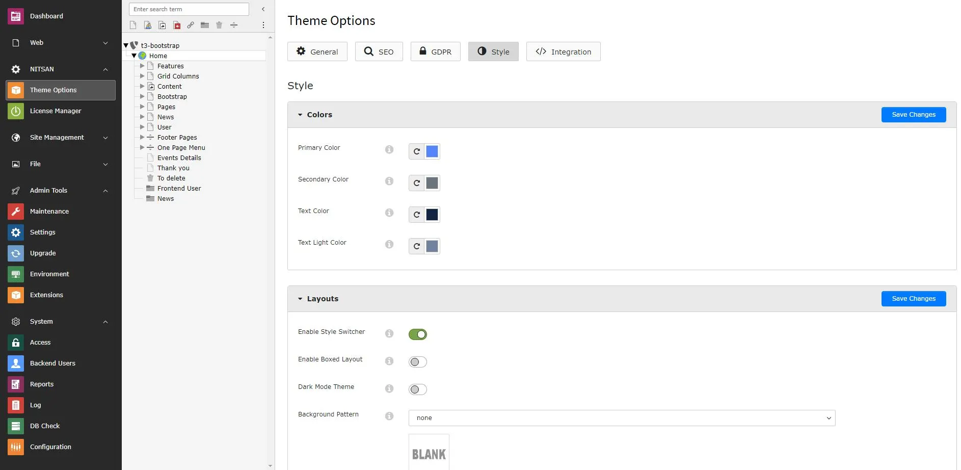 T3Planet-T3Bootstrap-Theme-OptionsStyle