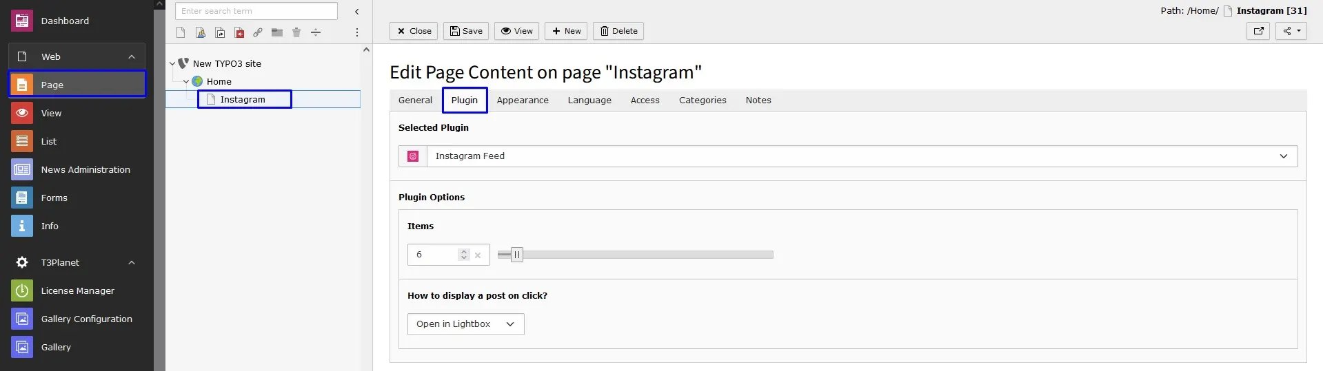 Plugin Configuration