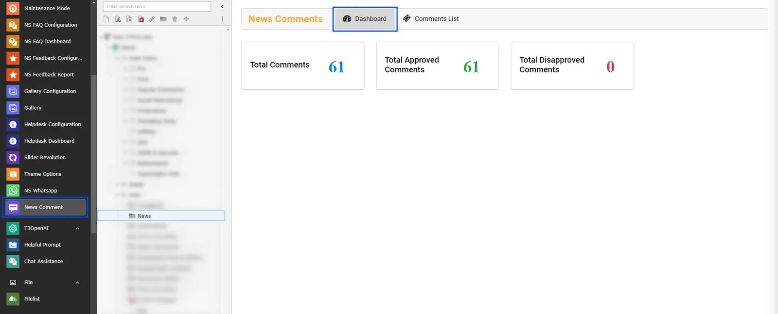 Approve Comment from backend