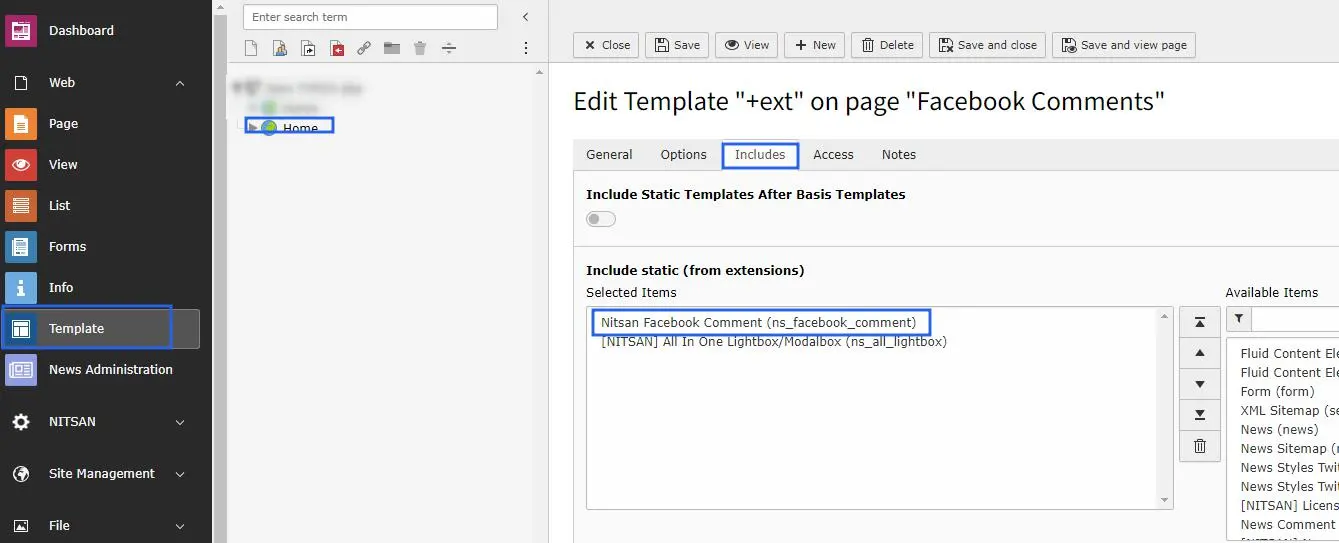 Activate Typoscript