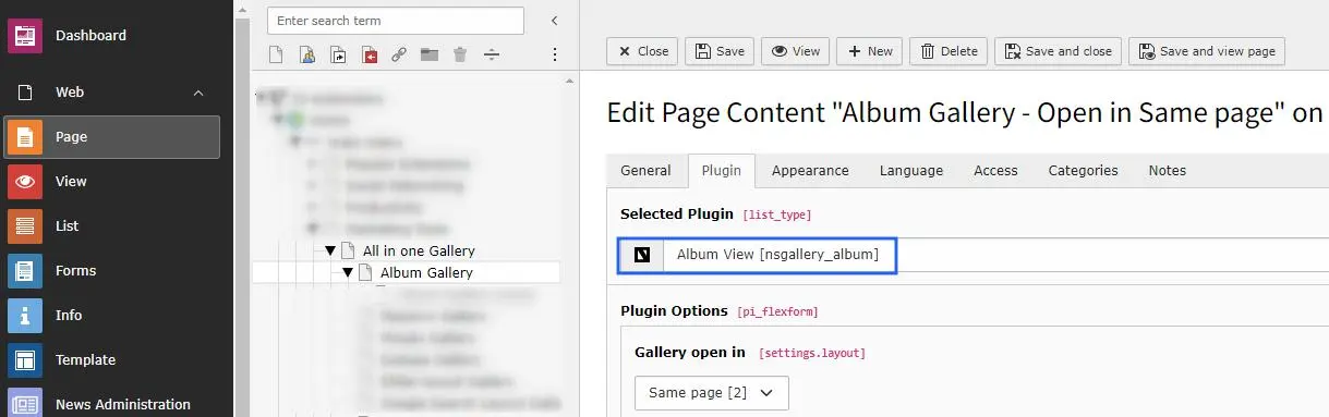 Add Gallery plugin