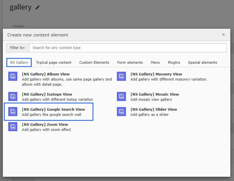 plugin wizard google searchview