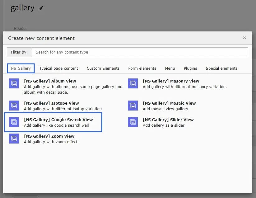 plugin wizard google searchview