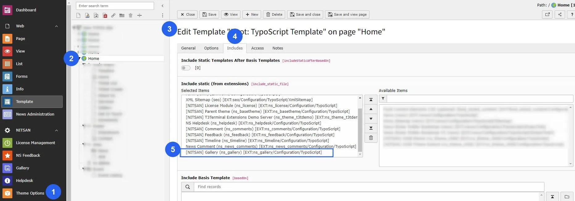 Activate Typoscript