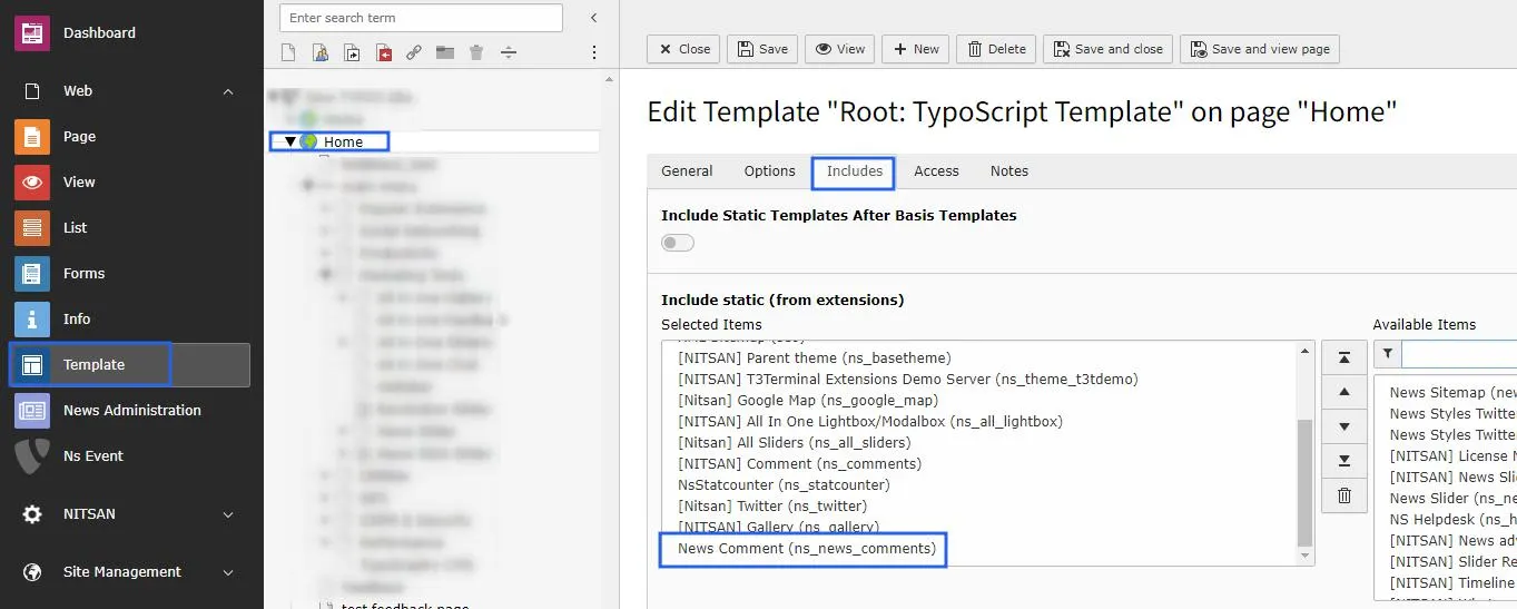 Activate Typoscript