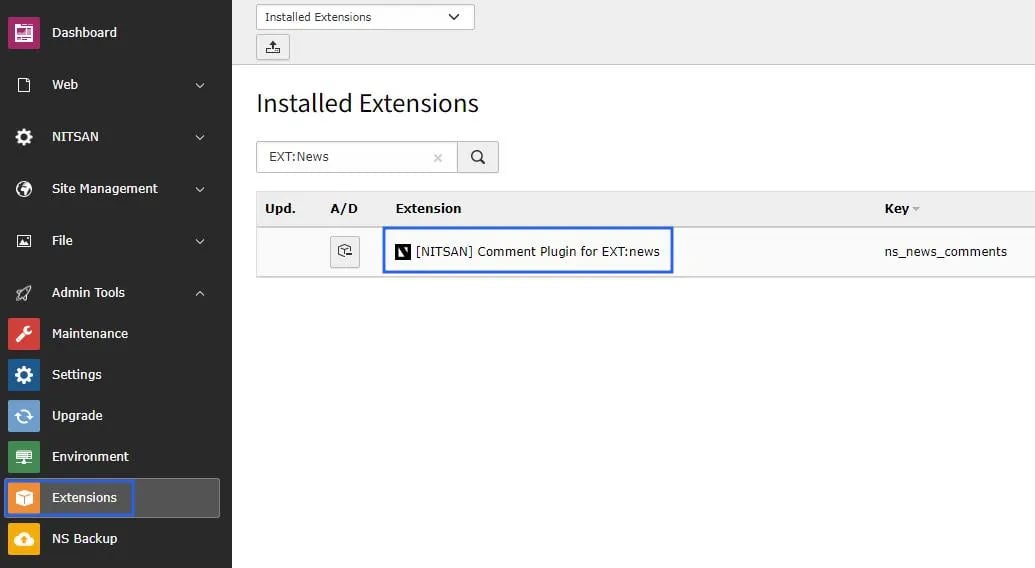 Install Extension