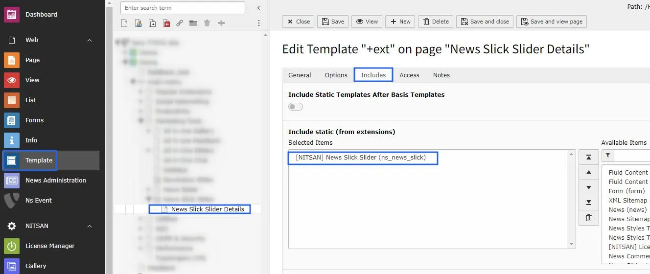 Activate Typoscript