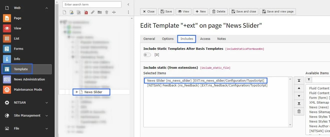 Activate Typoscript