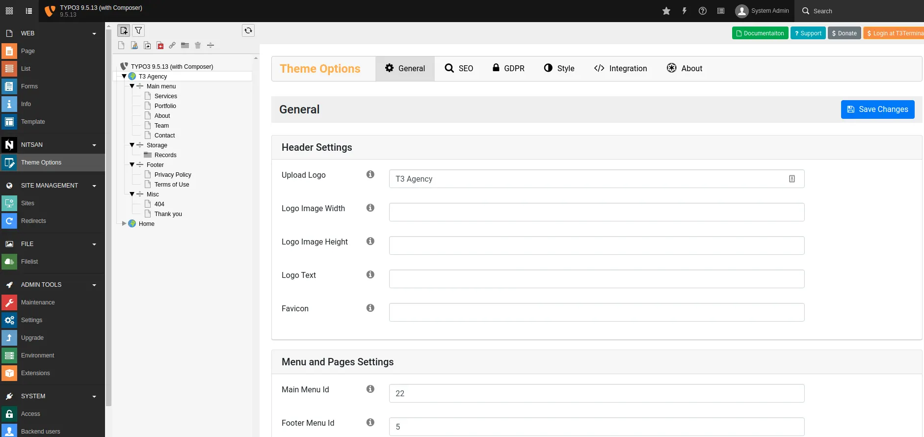 T3Planet-TYPO3-Theme-Template-Options