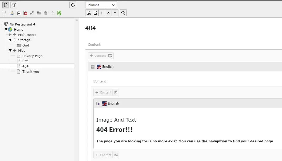 404 Page