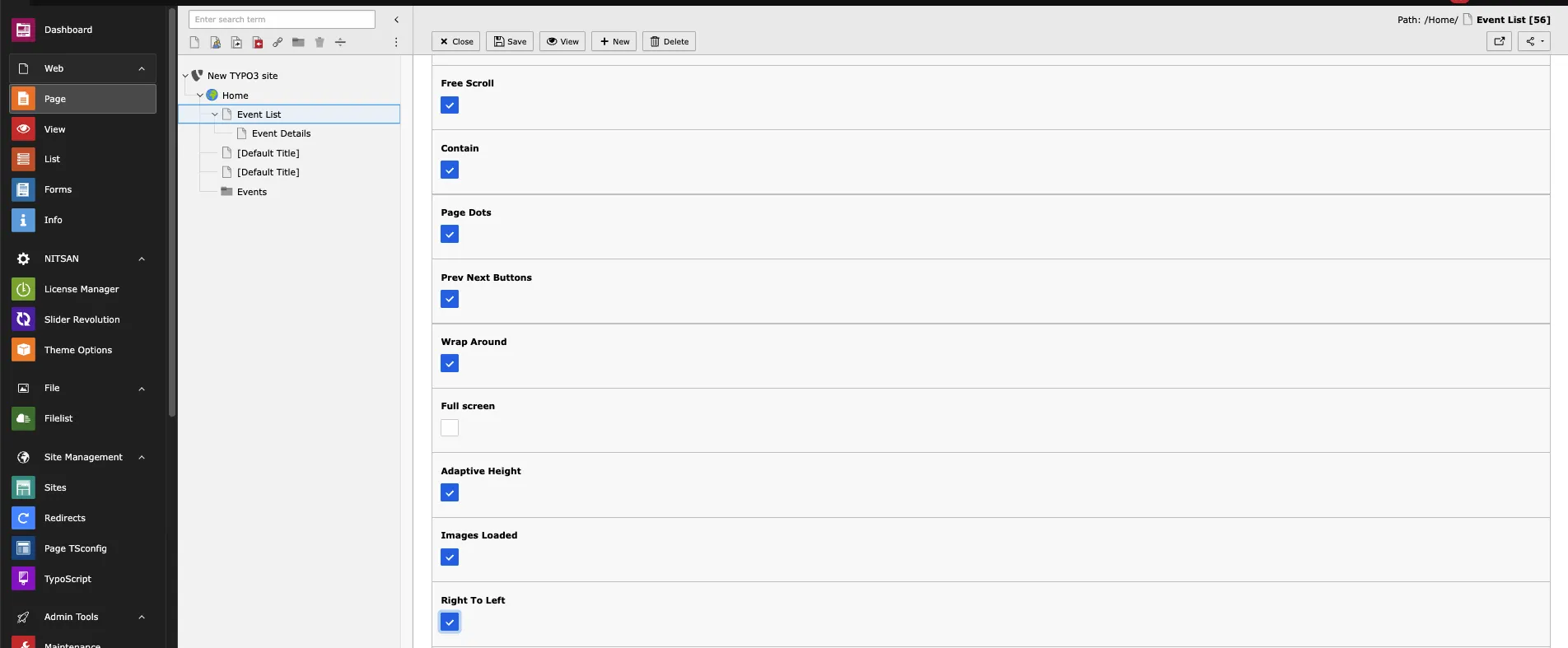 List